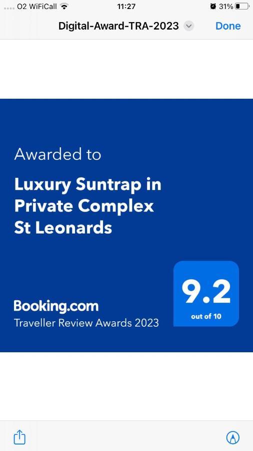 Ferienwohnung Luxury Suntrap In Private Complex St Leonards Hastings Exterior foto